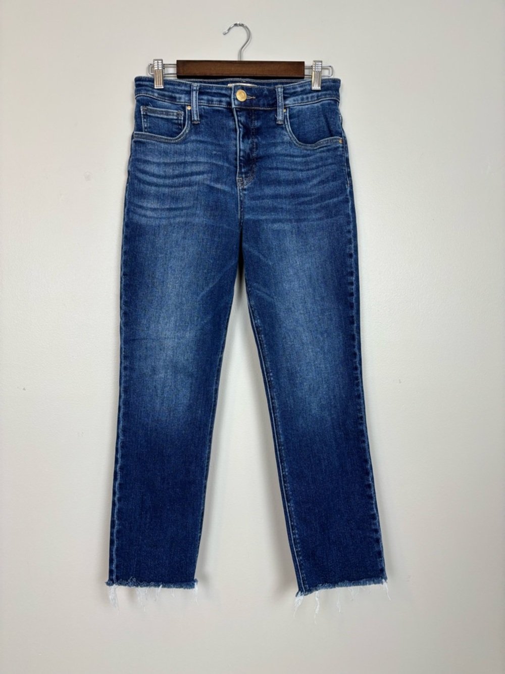 Kut From The Kloth Jeans Womens 4 Rachel Fab Ab Mom Jean High Rise Raw Hem Denim